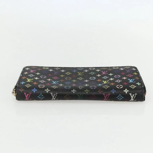 LOUIS VUITTON Monogram Multicolor Zippy Wallet Wallet Black M60243 Auth bs31331 - Picture 7 of 16